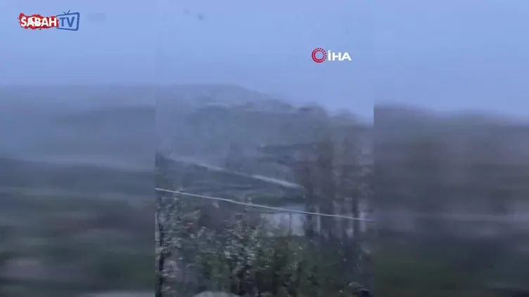 Çorum'da mayıs ayında kar yağışı