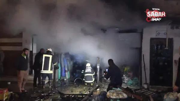 Müstakil evin deposu yandı: 3 kişi dumandan etkilendi | Video