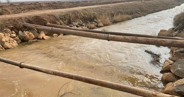 Harran ovasına verilen su Suriye’ye akıyor