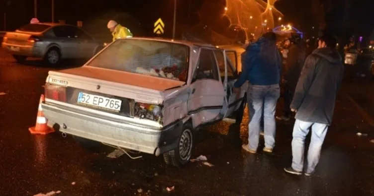 Fatsa’ya trafik kazası: 3 yaralı