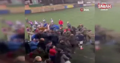 Üsküdar’da U15 maçında yumruklar havada uçuştu | Video