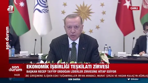 Başkan Erdoğan, Liderler Zirvesi'ne hitap etti | Video