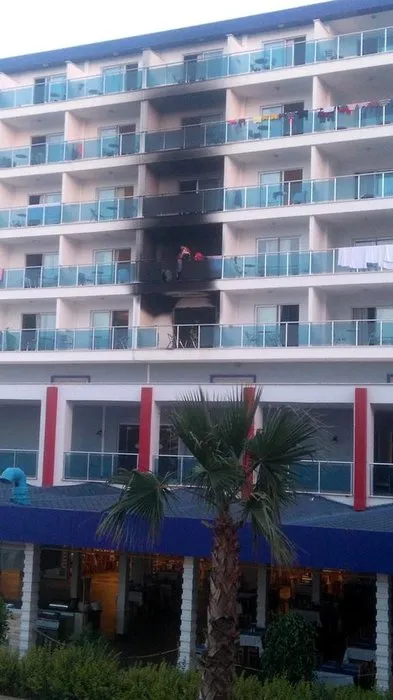 5 yıldızlı otelde yangın: 1 ölü!