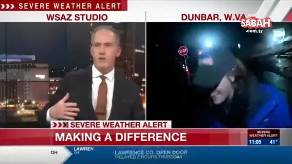 ABD'de canlı yayın yapan muhabire yayın sırasında otomobil çarptı | Video