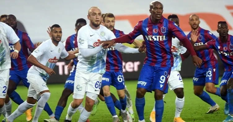 Karadeniz derbisinde kazanan Trabzonspor! Trabzonspor 2-1 Çaykur Rizespor