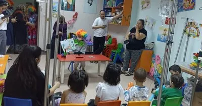 Hastanede tedavi gören çocuklalar da bayram sevinci yaşadı #kirikkale