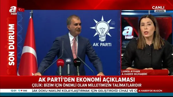 AK Parti Sözcüsü Ömer Çelik'ten çok net ekonomi mesajı: 