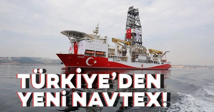 Son dakika: YAVUZ Sondaj Gemisi için NAVTEX ilanı