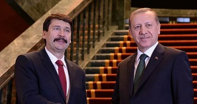 Erdoğan Macar mevkidaşı Ader’i tebrik etti