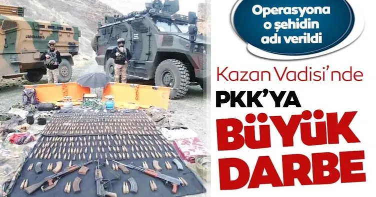 Kazan Vadisi’nde PKK’ya büyük darbe