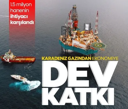 Karadeniz gazından ekonomiye dev katkı