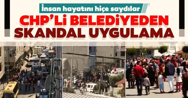 CHP’li Avcılar Belediyesi insanların hayatını hiçe saydı