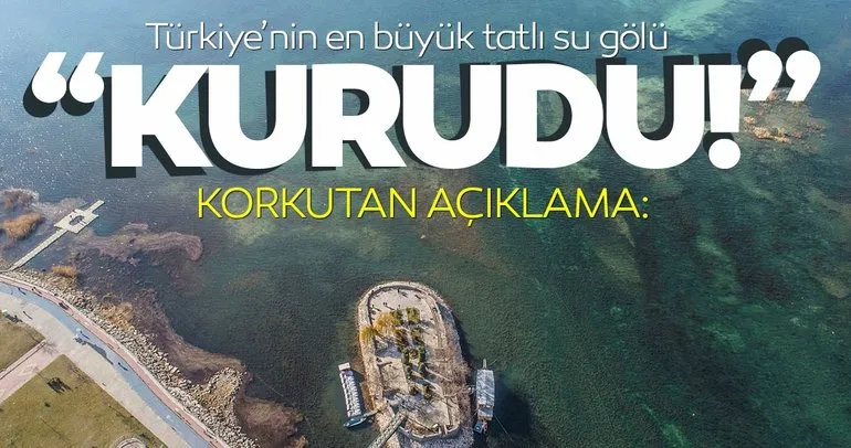 Büyük tehlike! Türkiye’nin en büyük tatlı su gölü Beyşehir Gölü kuruyor