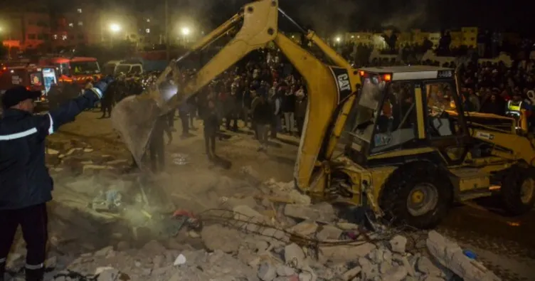 Fas’ta dört katlı bina yerle bir oldu: 11 ölü