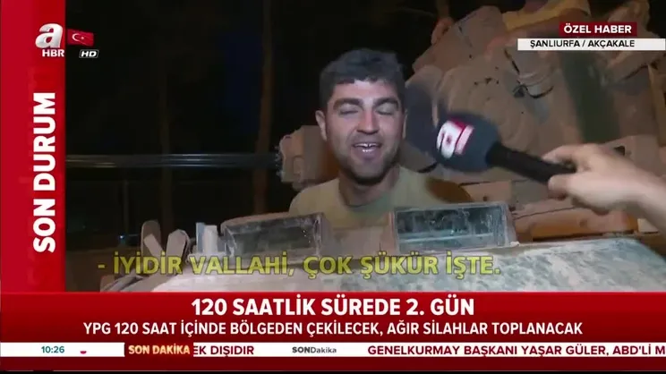 Mehmetçikten Türk Milleti'ne mesaj