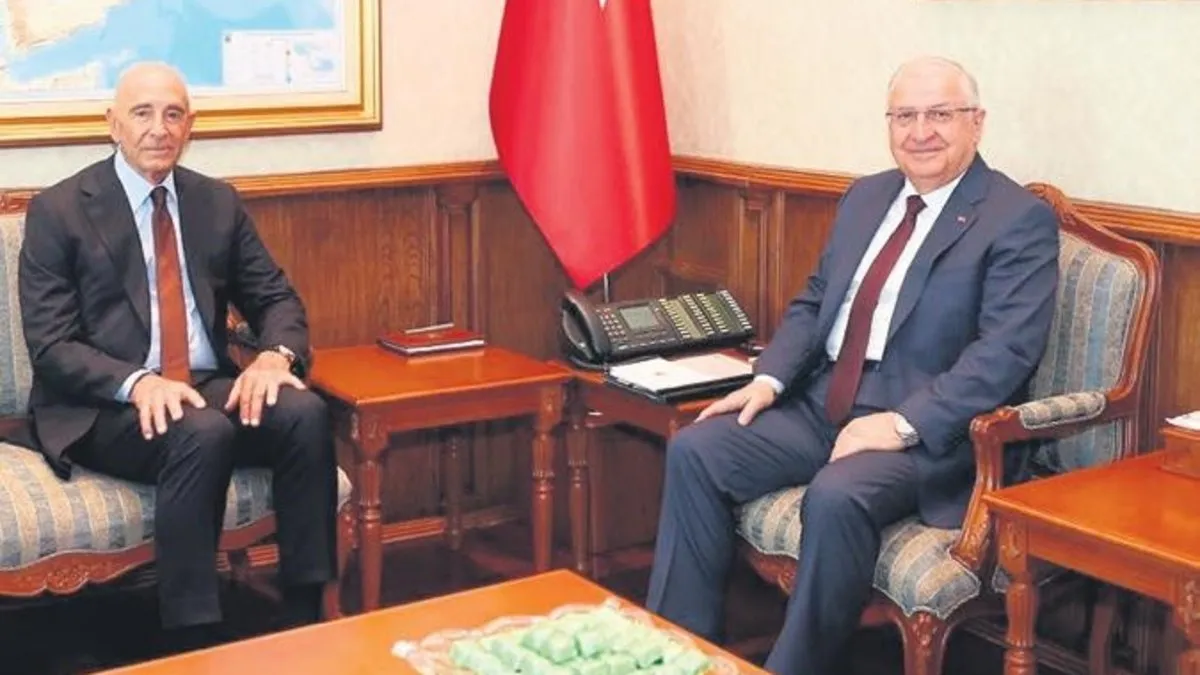 Bakan Güler, Barrack’ı kabul etti
