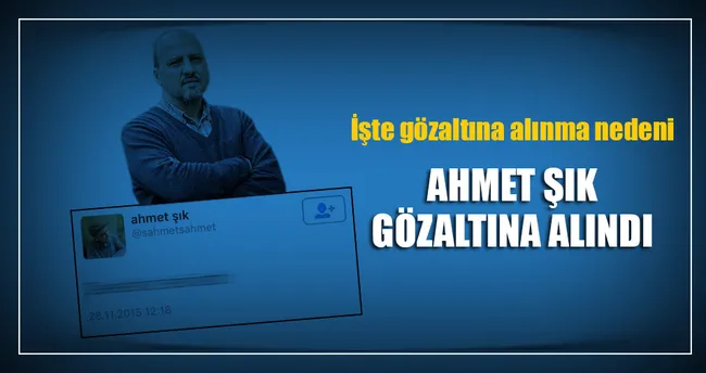 Ahmet Şık gözaltına alındı
