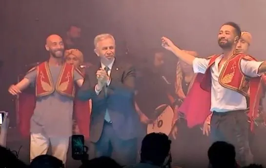 Ankara'daki konserlerden bir görüntü