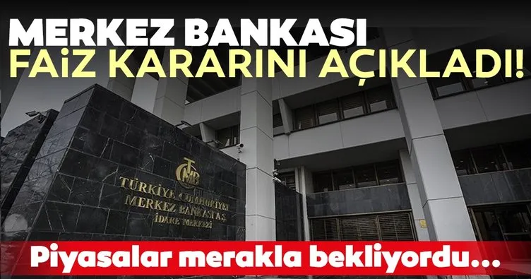 Son dakika haberi: Merkez Bankası faiz kararını açıkladı