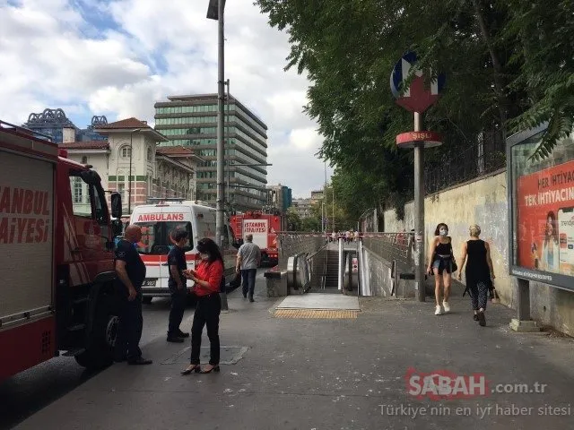 Son dakika: Şişli-Mecidiyeköy metro istasyonunda bir kişi metro yoluna düştü