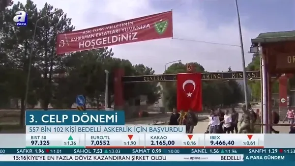Bedelli askerlikten 3.2 milyar TL gelir!