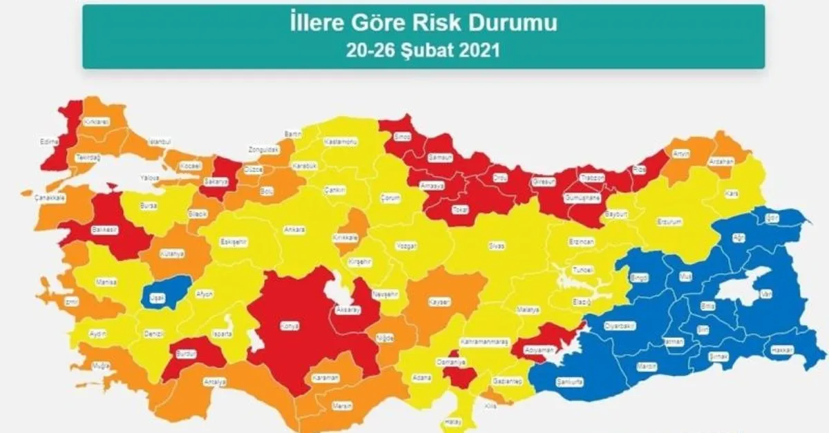 ankara hangi risk grubunda ne renk degisti mi turkiye koronavirus risk haritasina gore ankara nin risk durumu ne son dakika yasam haberleri