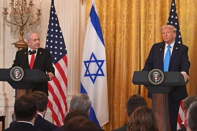 Katil Netanyahu’yu ’kahraman’ gibi karşıladı! Beyaz Saray’da utanç gecesi! Trump’tan skandal sözler: Gazze’yi devralacağız