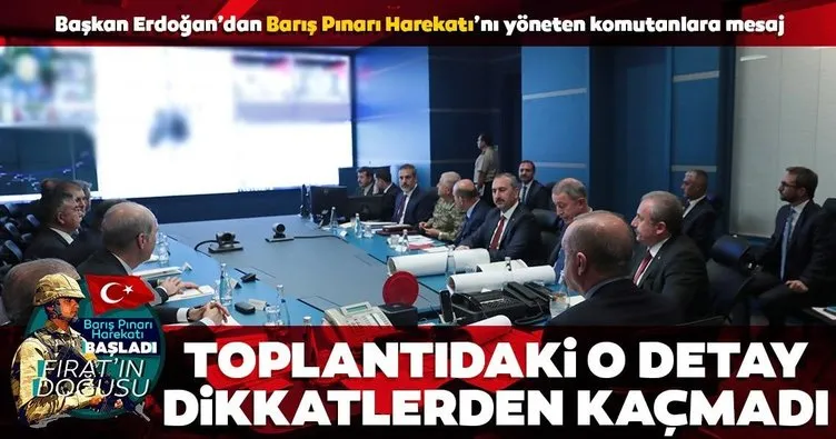 Başkan Erdoğan’dan Barış Pınarı Harekatı’nı yöneten komutanlara mesaj