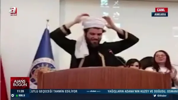 Ankara Üniversitesi'nde provokatörler yine sahnede! Dini değerlerle böyle alay ettiler | Video
