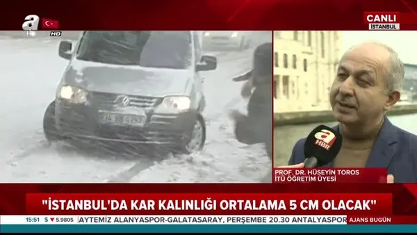 Meteoroloji'den İstanbul için kar yağışı uyarısı! (4 Şubat 2020 Salı) İstanbul'a kar yağışı ne zaman başlayacak? | Video