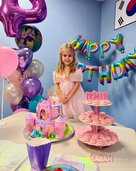 Ceyda Ateş’in tatlı kızı Talia 4 yaşına bastı! Amerika’da yaşayan ünlü çiftin kızı Talia’nın doğum gününden renkli kareler...