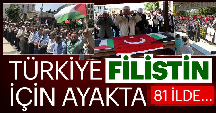 Türkiye Filistin için ayakta
