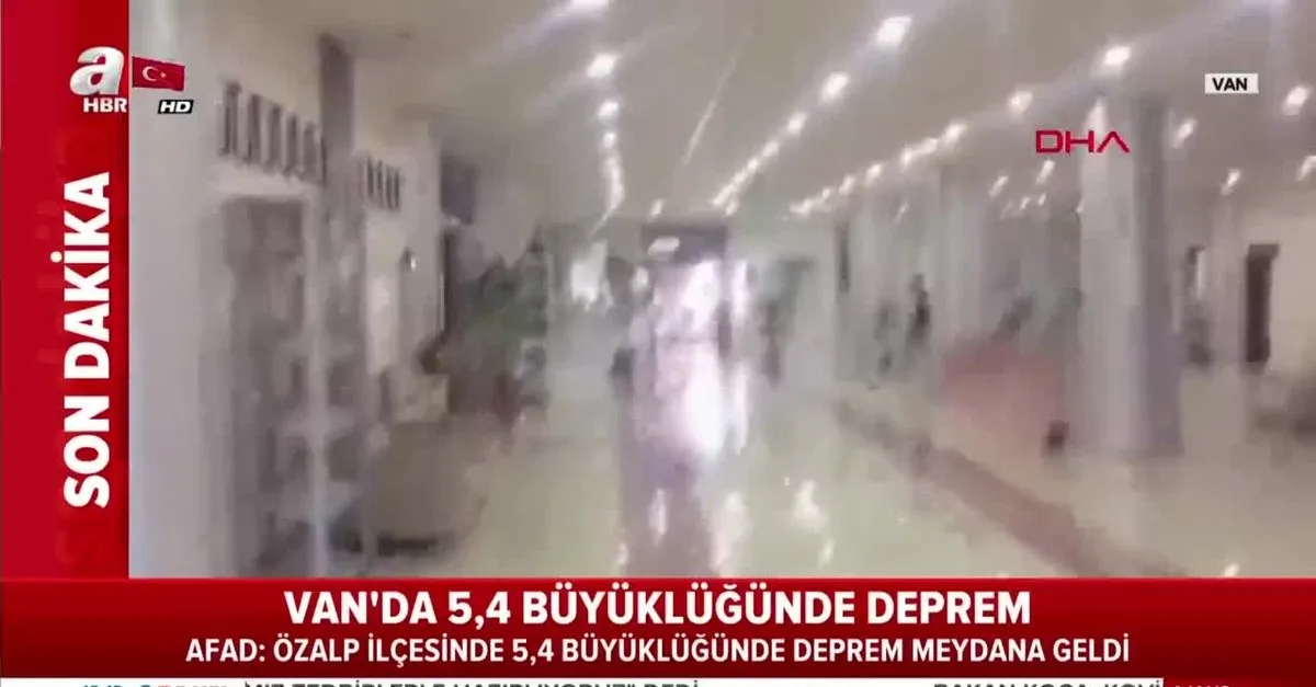 Deprem son dakika van 2020