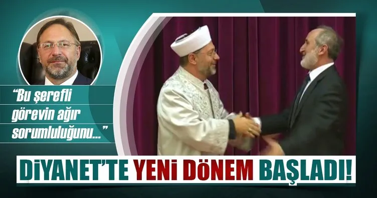 Diyanet’te yeni dönem başladı