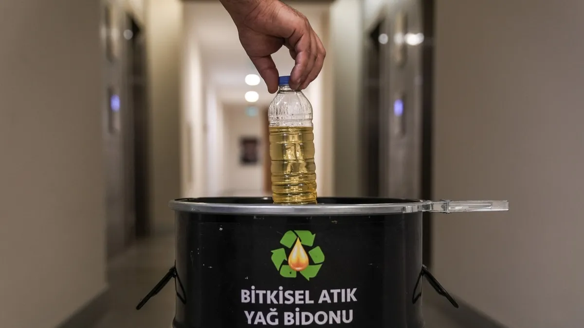 Atık yağlar için marketlerde toplama noktaları kurulacak Atık yağlar için marketlerde toplama noktaları kurulacak