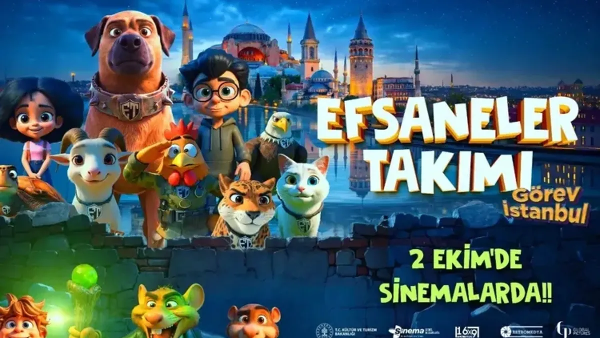 Türkiye'nin ilk yapay zeka destekli filmi "Efsaneler Takımı" vizyona girdi