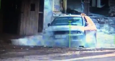 Millî Savunma Bakanlığı, Tel Abyad’taki bombalı bir aracın patlatılma anı görüntülerini paylaştı!