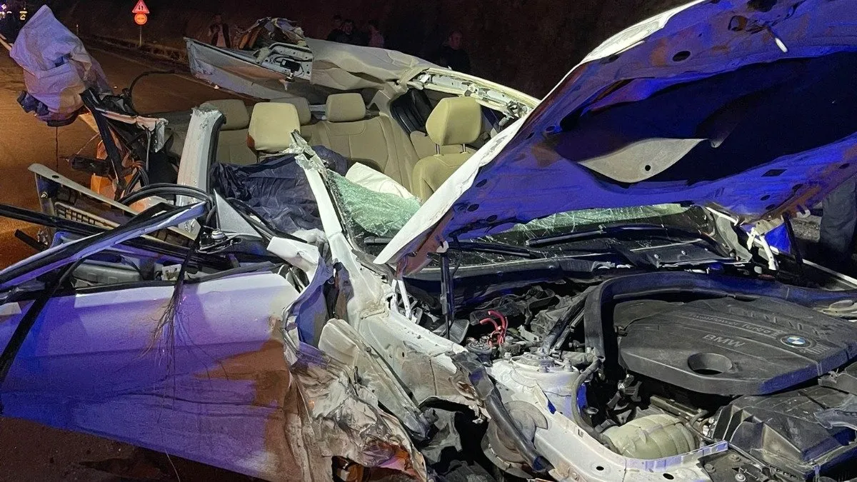 Çamlıyayla’da kaza: 1 ölü, 1 yaralı