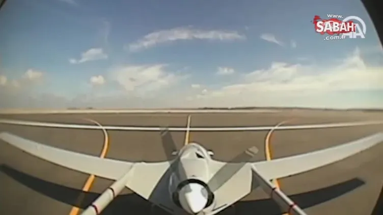 Milli İHA bu kez 'selfie' çekti