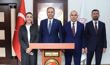İçişleri Bakanı Ali Yerlikaya Ağrı'da temaslarda bulundu #agri