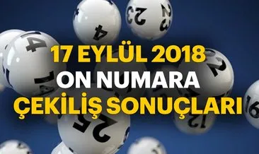 Son dakika haberi: On Numara çekiliş sonuçları belli oluyor! MPİ 17 Eylül On Numara çekilişi sorgulama