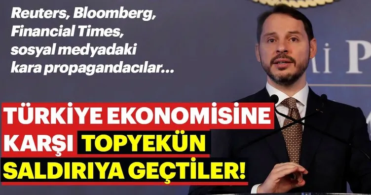 Son dakika haber: Türkiye ekonomisine karşı topyekün saldırıya geçtiler! Reuters, Bloomberg, Financial Times'tan kara propaganda