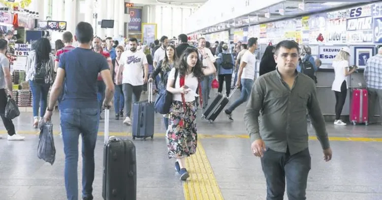 AŞTİ’de dönüş yoğunluğu