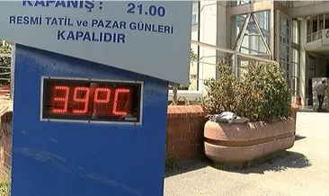 İstanbul’da termometreler 39 dereceyi gösterdi