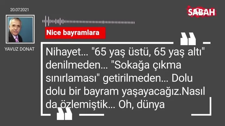 Yavuz Donat | Nice bayramlara