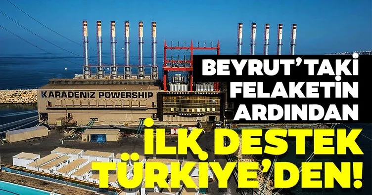 Beyrut’un elektriği Türkiye’den