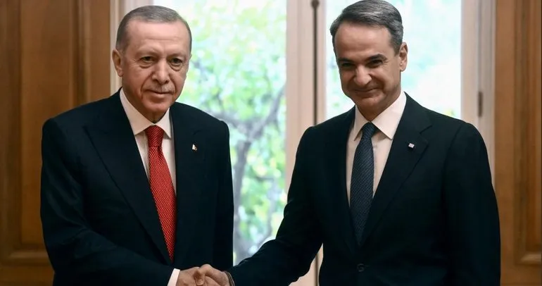 Başkan Erdoğan ve Miçotakis arasında kritik görüşme! Yunanistan'dan yeni açıklama