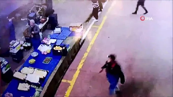 Tekirdağ Çorlu'da pazar yerindeki pompalı tüfekli saldırısı kamerada