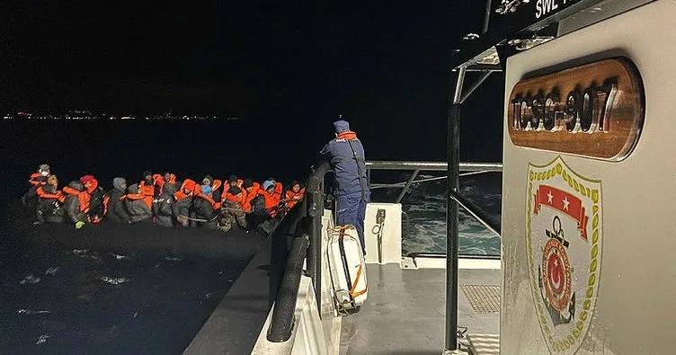 İzmir açıklarında 154 göçmen yakalandı, 66 düzensiz göçmen kurtarıldı