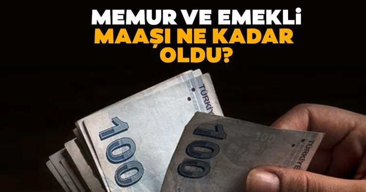 Memur ve Emekli maaş zammı tablosu yayınlandı! 2021 SSK ve Bağkur Temmuz ayı memur emekli maaşı zammı ne kadar, kaç para oldu?